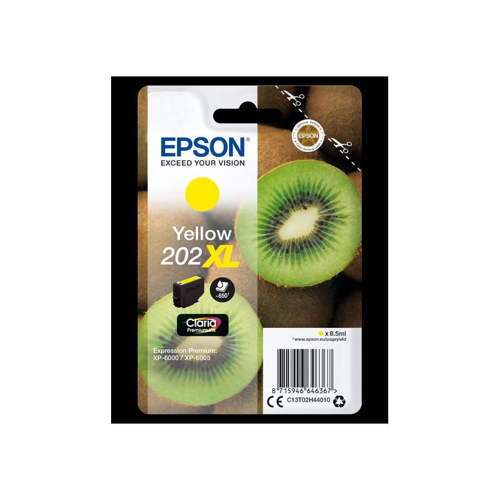 EPSON CART INK GIALLO 202XL KIWI CONF SINGOLA AD ALTA CAPACITA