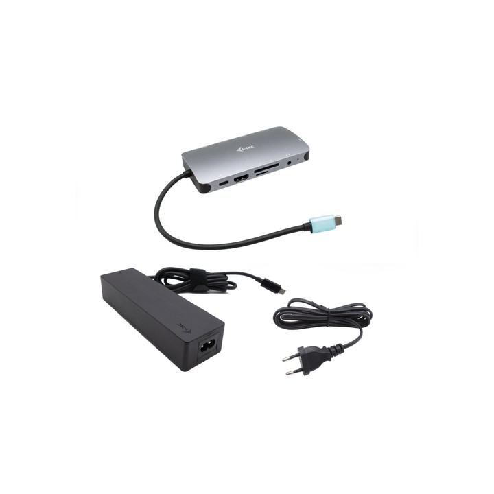 I-TEC DOCKING STATION USB-C - HDMI, VGA, LAN, PD100W e ALIMENTATORE
