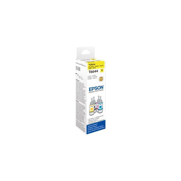 EPSON FLACONE INK GIALLO 70ML PER SERIE L ECO TANK, T6641