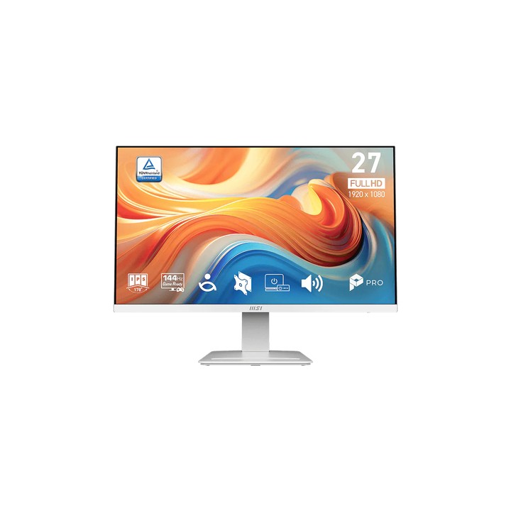 MSI MONITOR 27 LED IPS FHD 16:9 144Hz 1ms, HDMI/DP/VGA, MULTIMEDIALE, BIANCO