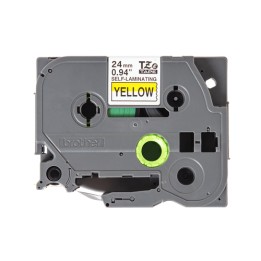 BROTHER NASTRO TZ 12MM NERO SU GIALLO FLESS