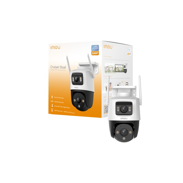 IMOU TELECAMERE IP CRUISER DUAL 6MP PTZ IP/WI-FI FULL-COLOR 6MP 3.6 MM IR