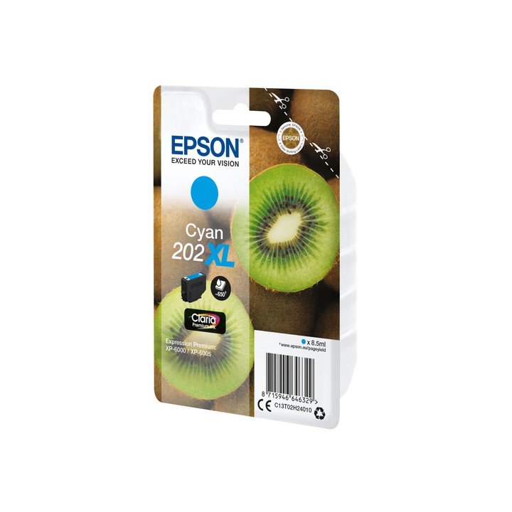EPSON CART INK CIANO 202XL KIWI CONF SINGOLA AD ALTA CAPACITA
