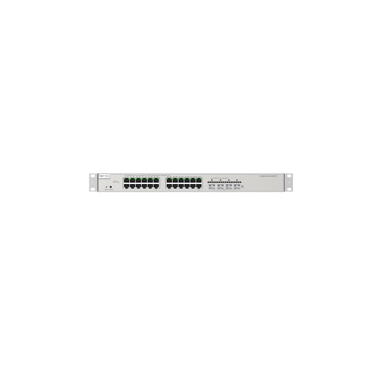 REYEE CLOUD SWITCH MANAGED GIGABIT POE L3, 24XGE POE 4XSFP+, POWER BUDGET 370W, RACK MOUNT