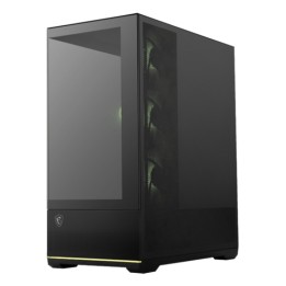 MSI CASE NERO, 2 USB, 1TYPE-C, 3X120MM ARGB REVERSE BLADE FAN, 1X120MM ARGB FAN, ARGB+PWM CONTROL BO
