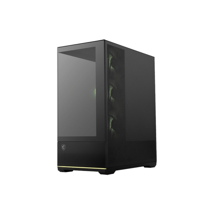 MSI CASE NERO, 2 USB, 1TYPE-C, 3X120MM ARGB REVERSE BLADE FAN, 1X120MM ARGB FAN, ARGB+PWM CONTROL BO