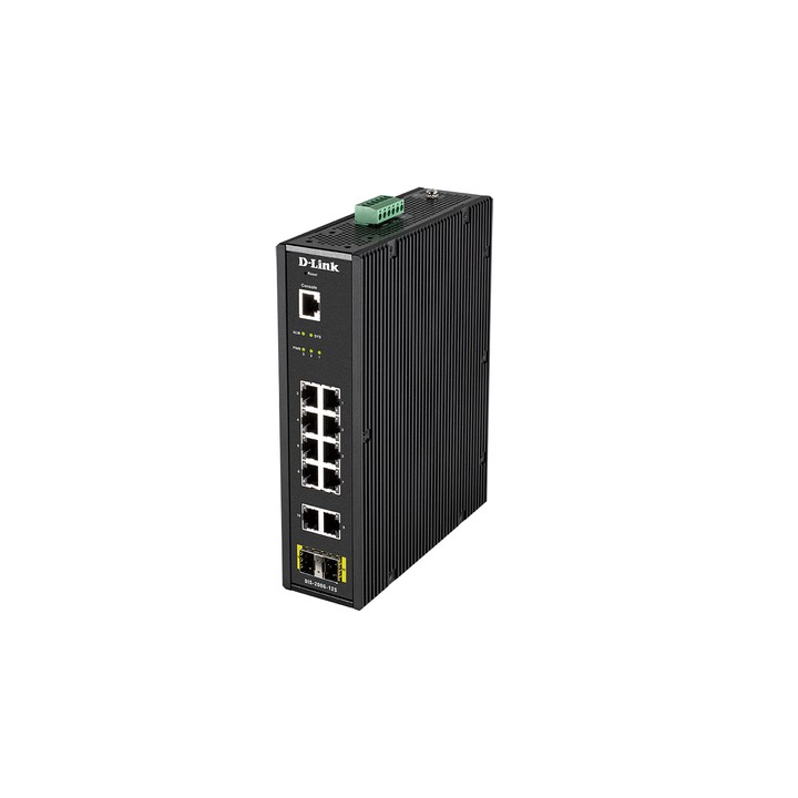 D-LINK SWITCH INDUSTRIALE 12 PORTE GIGABIT, RJ45 CONSOLE PORT