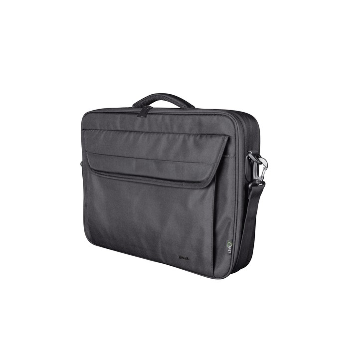 TRUST BORSA LAPTOP/NOTEBOOK FINO A 15,6" ECO - 100 MATERIALE RICICLATO - ATLANTA NERO