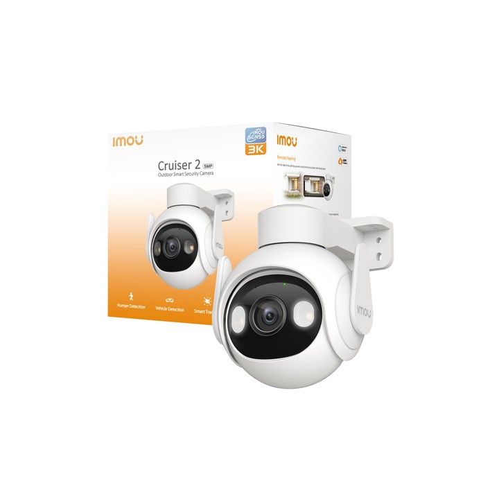 IMOU CRUISER 2 3K TELECAMERA OUTDOOR MOTORIZZATA 5MP FULL COLOR, WI-FI 6, SIRENA, FARETTO