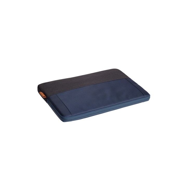 TRUST CUSTODIA/SLEEVE 16" MORBIDA PER LAPTOP/NOTEBOOK REALIZZATA CON PET RICICLATO - LISBOA BLU