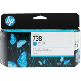 HP CART INK CIANO DESIGNJET 738