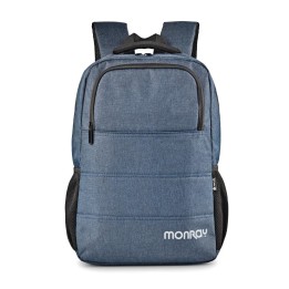 NGS MONRAY SACKS CHARTER ZAINO PROTETTIVO PER LAPTOP FINO A 15.6" COLORE BLU SCURO MARMORIZZATO