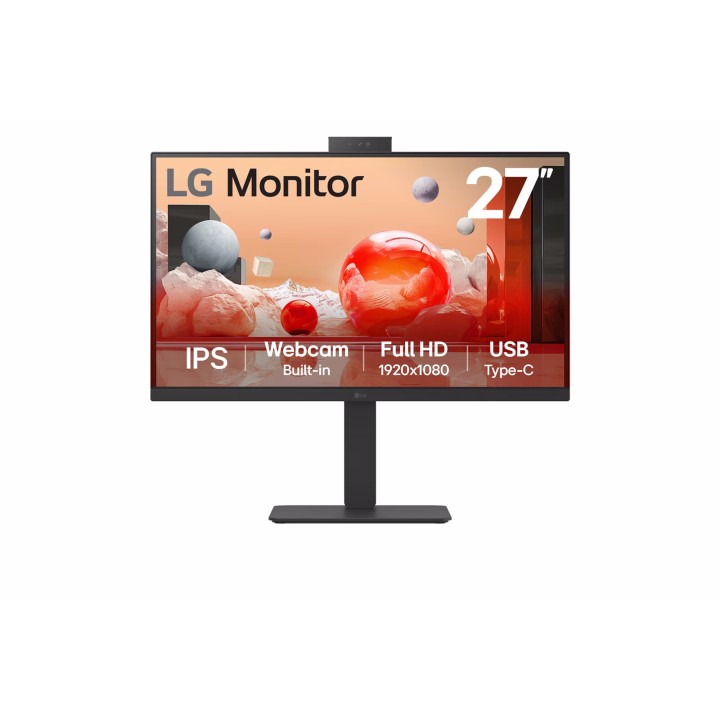 LG MONITOR 27 LED IPS 100Hz 16:9 FHD 5ms 250 CDM, WEBCAM, PIVOT, USB-C DOCK, DP/HDMI, MULTIMEDIALE