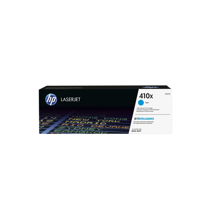 HP TONER CIANO 5000PAG PER LJ PRO M452 M477, 410X