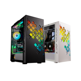BITFENIX CASE MID.T TRACERY WHITE 3x140mm FFAN, 1x120mm TRACERY WHITE