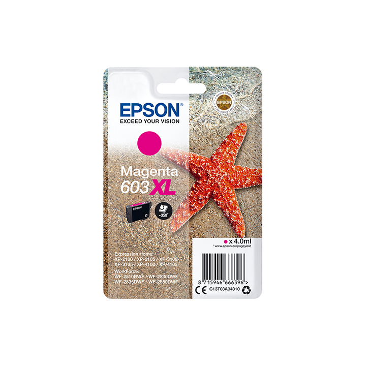 EPSON CARTUCCIA INK MAGENTA, STELLA MARINA, 603 XL