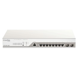 D-LINK SWITCH SMART MANAGED 10 PORTE GIGABIT POE