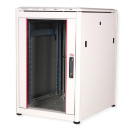 ROLINE 19" CABINET NETWORK PRO 16U, 600x800 (WxD), PORTA IN VETRO, GRIGIO
