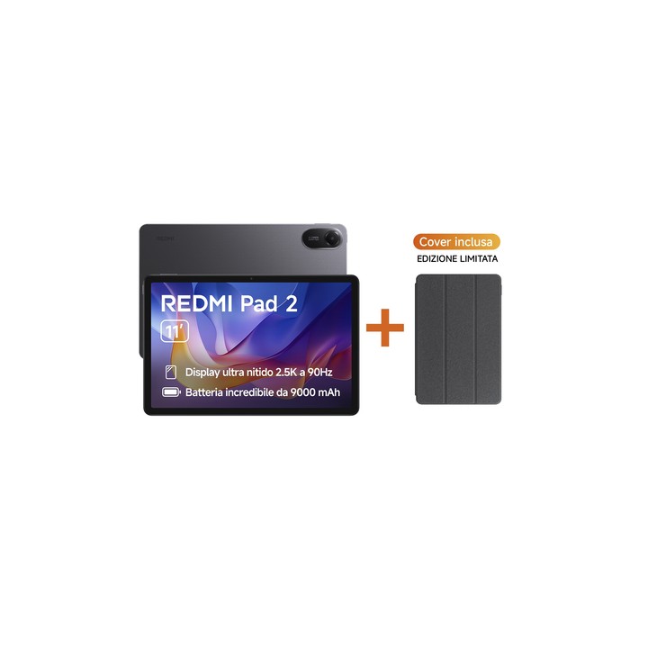 XIAOMI TABLET REDMI PAD 2 11 4+128GB WIFI GRAPHITE GRAY + COVER