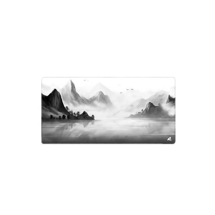 SHARKOON SKILLER SGP40 D9 MOUSEPAD TAPPETINO GAMING 1000 x 500 x 3 MM NEBBIA NERO/BIANCO