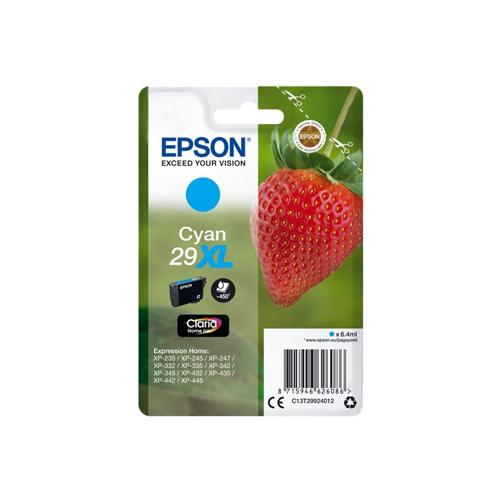 EPSON CART. INK CIANO 29XL SERIE FRAGOLA
