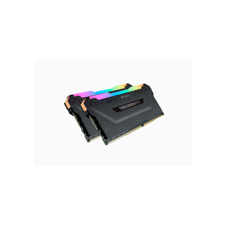 CORSAIR RAM VENGEANCE RGB PRO 32GB 2X16GB DDR4 3200 PC4-25600 C16 1.35V DESKTOP MEMORY - BLACK