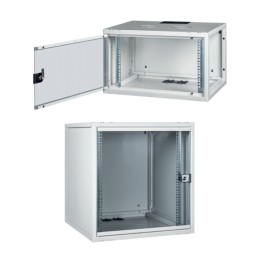 ARMADIO RACK 19 9U PROFONDITA 600 MM DA ASSEMBLARE GRIGIO DISASSEMBLATO SERIE EAVI