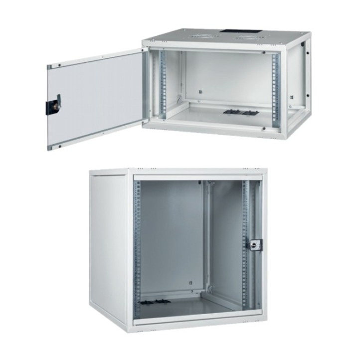 ARMADIO RACK 19 9U PROFONDITA 600 MM DA ASSEMBLARE GRIGIO DISASSEMBLATO SERIE EAVI