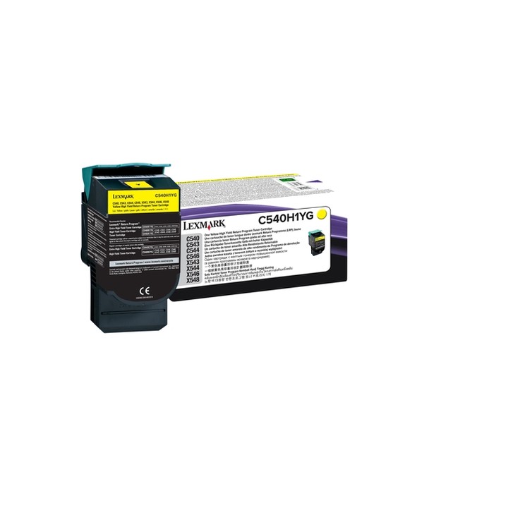 LEXMARK TONER GIALLO ALTA RESA RET.PROG C54X X54X 2K PAG