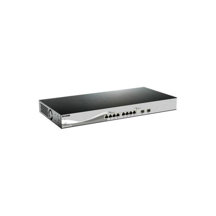 D-LINK SWITCH 10 PORTE MANAGED L2/L3 10G ETHERNET (100/1000/10000) 1U NERO