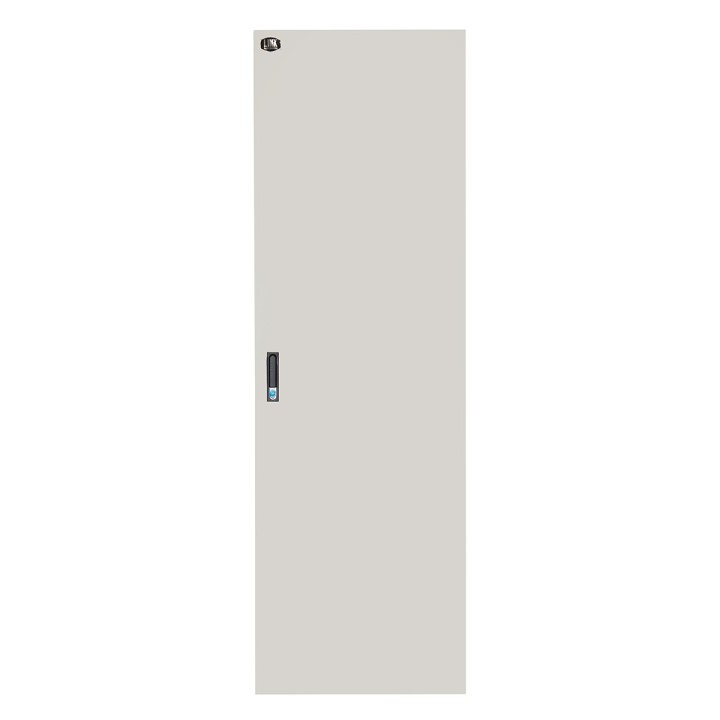 PORTA IN METALLO PIENO GRIGIA PER ARMADI LINK 32U LARGHEZZA 600MM CON SERRATURA