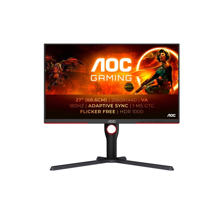 AOC MONITOR GAMING 27 LED VA 16:9 5MS 700CDM 180 HZ PIVOT HDMI/DP