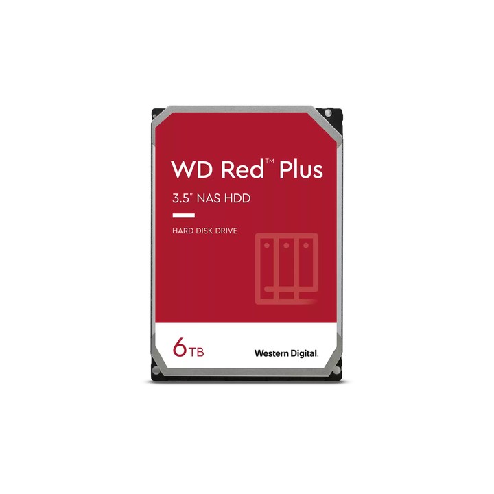 WESTERN DIGITAL HDD RED PLUS 6TB 3,5" 5400RPM SATA 6GB/S BUFFER 256MB