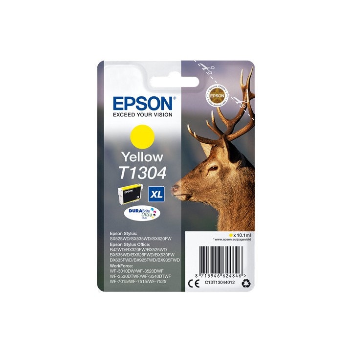 EPSON CART INK GIALLO PER B42WD/WF PRO 7015, SERIE XL CERVO