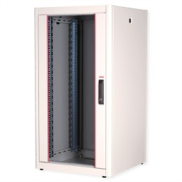 ROLINE 19" CABINET NETWORK BASIC 22U, 600x600 (WxD), PORTA IN VETRO, GRIGIO