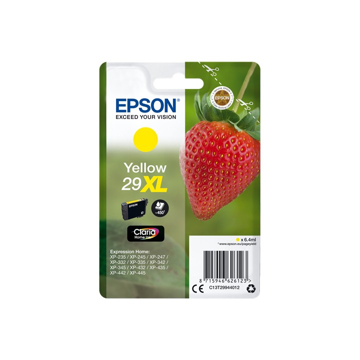 EPSON CART. INK GIALLO 29XL SERIE FRAGOLA
