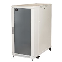 ARMADIO RACK PER RETI 19 22U (A)1166, (L)600, (P)800 COLORE GRIGIO PORTA VETRO