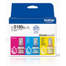 BROTHER KIT 3 FLACONI GIALLO CIANO MAGENTA