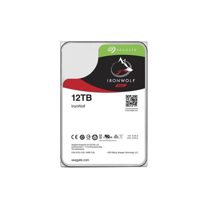 SEAGATE HDD IRONWOLF 12TB 3,5 7200RPM SATA 6GB/S BUFFER 256MB