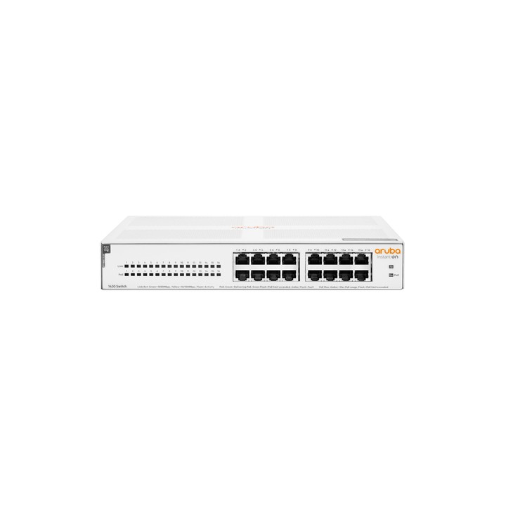 HPE SWITCH ARUBA ISTANT ON R8R48A UNMANAGED 16 PORTE POE
