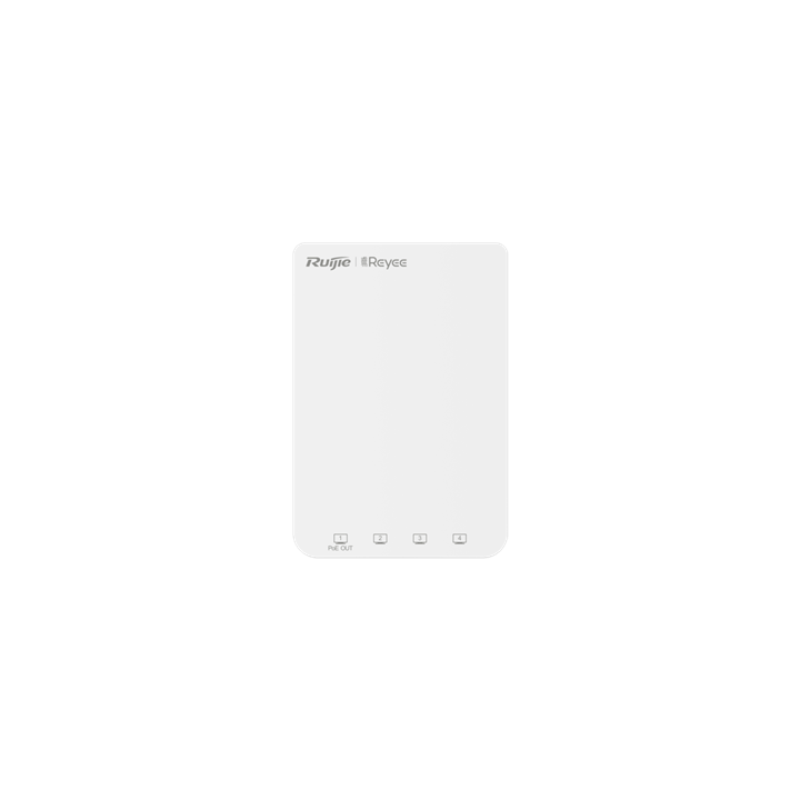 REYEE CLOUD ACCESS POINT WIFI5 AC1300 1 PORTA POE, 3XRJ45, INSTALLAZIONE DA INCASSO
