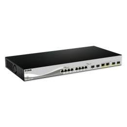 D-LINK SWITCH 12 PORTE MANAGED L2 1U NERO