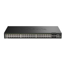 D-LINK SWITCH 52-PORT GIGABIT STACKABLE POE+ SMART MANAGED SWITCH WITH 4 X 10G SFP+ PORTS