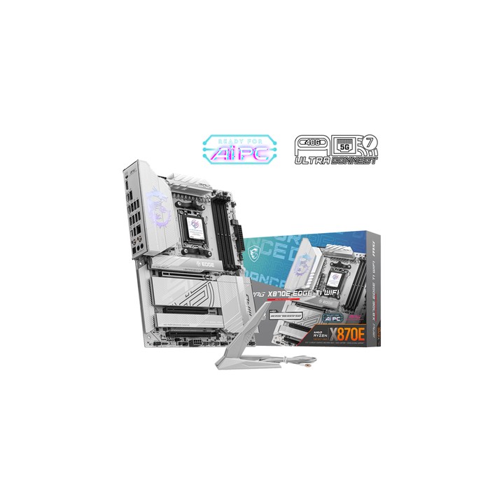 MSI MB AMD MPG X870E EDGE TI WIFI , ATX, AM5, DDR5, 3PCI-Ex16, 4SATA3