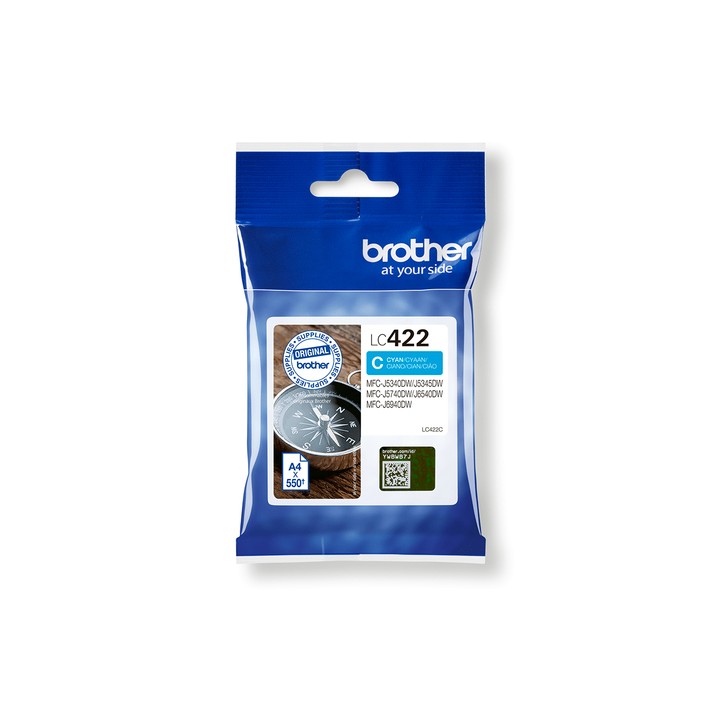 BROTHER CART INK CIANO DA 550 PG