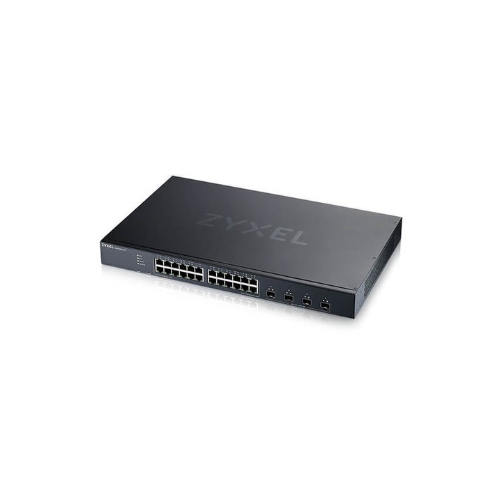 ZYXEL SWITCH WEB MANAGED LAYER 3 LITE, 24 PORTE GIGABIT + 4 PORTE 10GBE SFP+ - IPV6, VLAN, QOS, IGMP