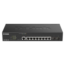 D-LINK SWITCH 8 PORTE GBIT POE MANAGED INCL. 2 X SFP