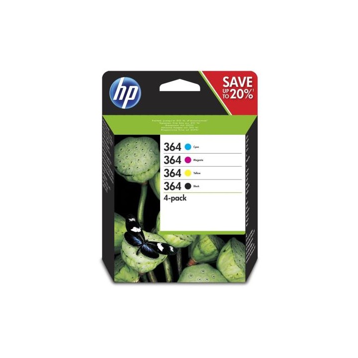 HP CART INK MULTICOLOR (BK + C + M + Y) N.364
