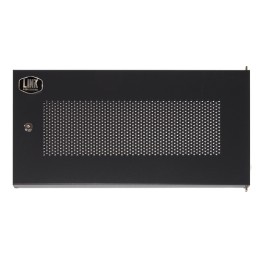 PORTA METALLO TRAFORATA CON SERRATURA PER ARMADIO LINK 6U LK 1906UNF NERA