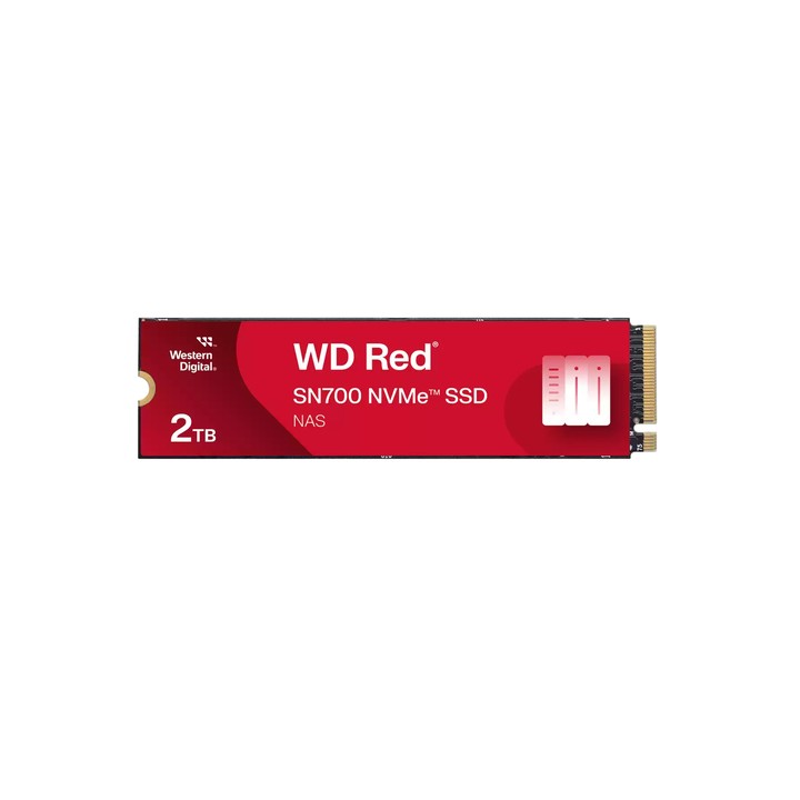 WESTERN DIGITAL SSD RED 2TB SN700 NVME M.2 PCIE GEN3 5Y WARRANTY